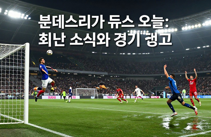 분데스리가 뉴스 오늘: 최신 소식, 심층 분석, 그리고 흥미진진한 이야기들